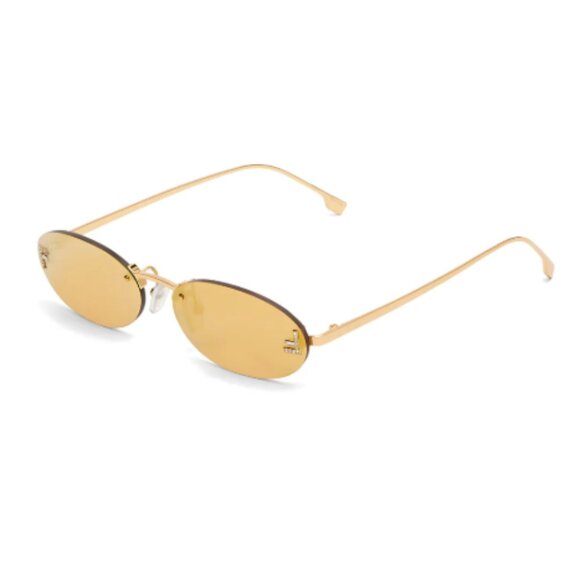 NEW FENDI FE4075US 30L, GOLFD ROUND WOMEN SUNGLASSES FENDI - Picture 1 of 3